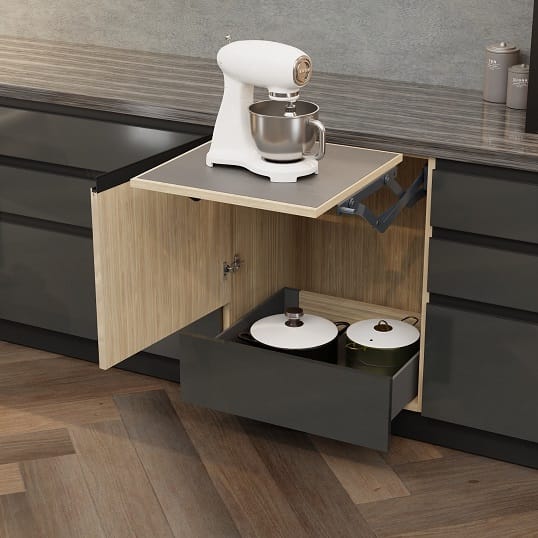 Soft Close Aluminium Hinge